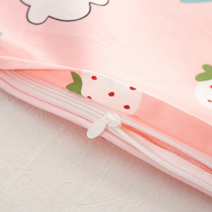 91家纺网 家纺一手货源 找家纺 萌番宝 A类新款60支长绒棉纯棉儿童枕套枕头 琦琦熊