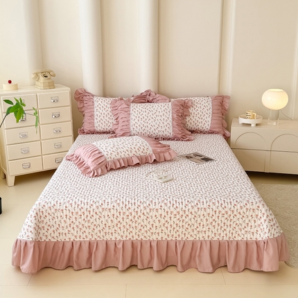 91家纺网 家纺一手货源 找家纺 （总）ME/ERA HOME寐时代 2025新款针织双层纱韩版床盖