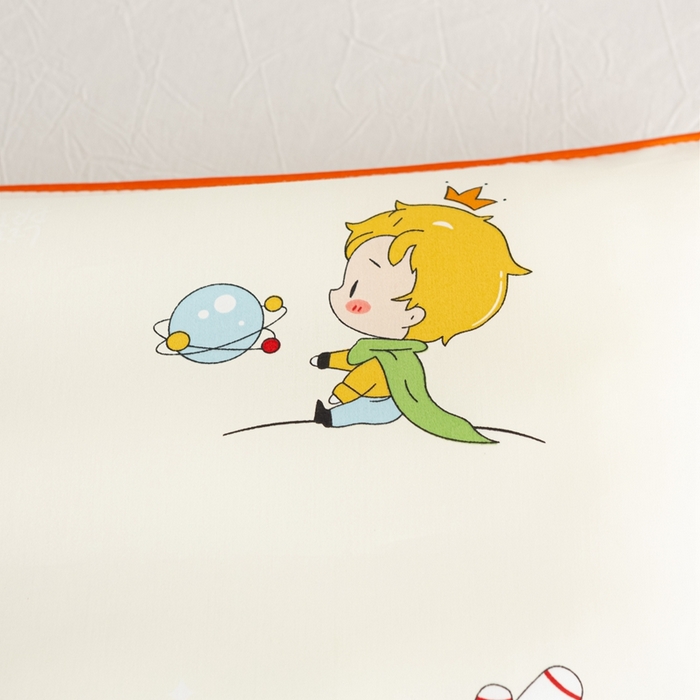 91家纺网 家纺一手货源 找家纺 萌番宝 A类新款60支长绒棉纯棉儿童枕套枕头 魔力王子卡其