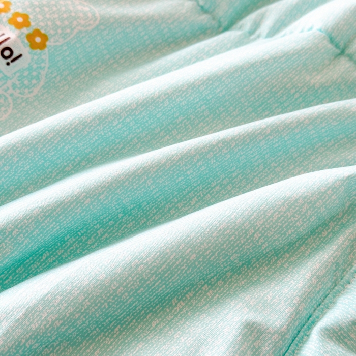 91家纺网 家纺一手货源 找家纺 好欣怡家纺 2026新款生态棉夏被礼品被空调被直播引流款夏凉被子 生态棉包边款-薄荷绿