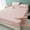 91家纺网 家纺一手货源 找家纺 雯豆2025夏季新品0.4乳胶凉席床笠款三件套凉感丝纯色席梦思床罩 纯色乳胶床笠-淡雅粉
