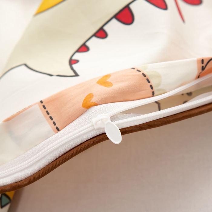 91家纺网 家纺一手货源 找家纺 萌番宝 A类新款60支长绒棉纯棉儿童枕套枕头 小神龙