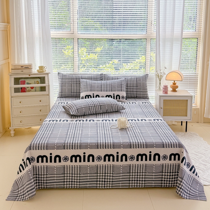 91家纺网 家纺一手货源 找家纺 仟网汇 2025新款老粗布床单粗布凉席老粗布单床单枕套单品 米兰