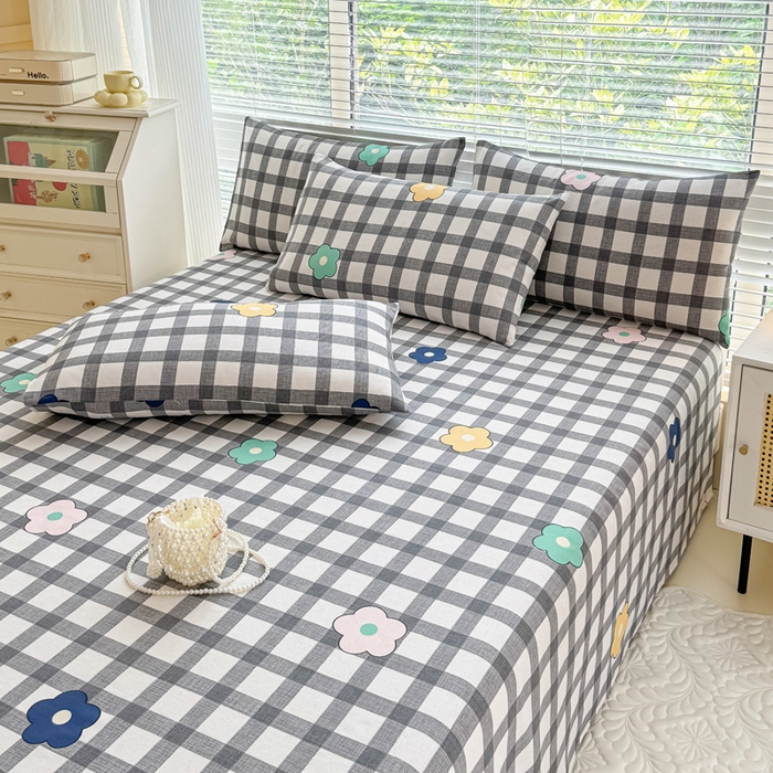 91家纺网 家纺一手货源 找家纺 仟网汇 2025新款老粗布床单粗布凉席老粗布单床单枕套单品 格调