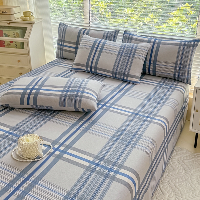 91家纺网 家纺一手货源 找家纺 仟网汇 2025新款老粗布床单粗布凉席老粗布单床单枕套单品 时尚空间