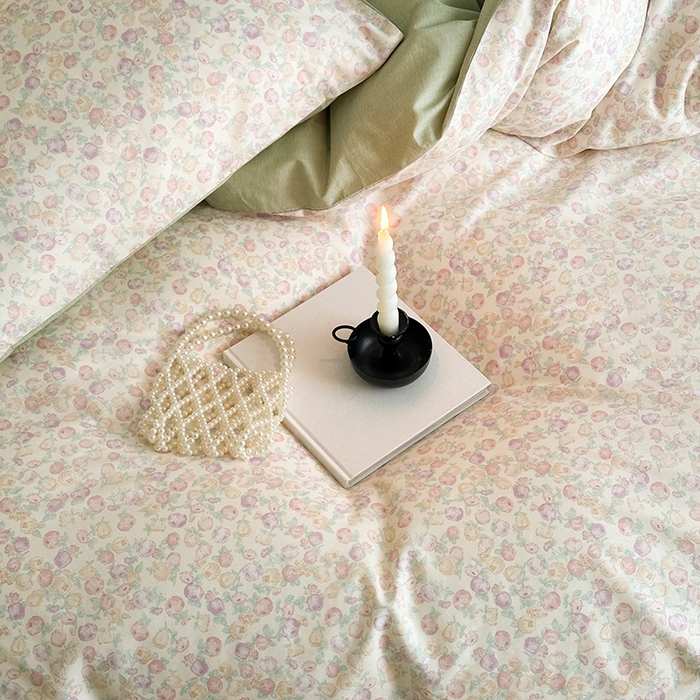 91家纺网 家纺一手货源 找家纺 典曼家纺 2025新款13372印花小清新四件套 春意盎然