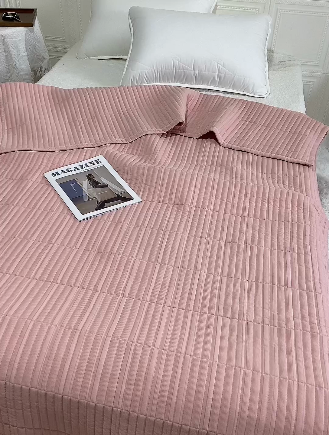 91家纺网 家纺一手货源 找家纺 （总）卡奥家纺 2025新款有氧泡泡纱泡泡棉床盖夏被