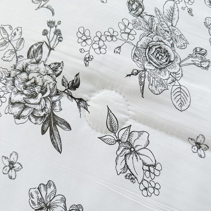 91家纺网 家纺一手货源 找家纺 好欣怡家纺 2026新款水洗棉夏被空调被被子被芯印花小清新夏凉被直播热款 水洗棉包边款-复古花园