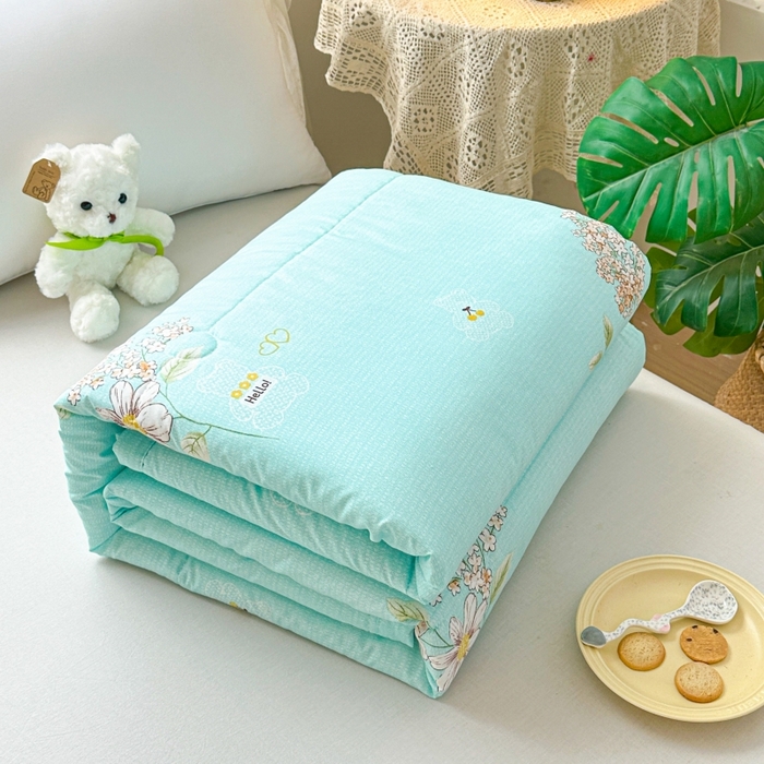 91家纺网 家纺一手货源 找家纺 （总）好欣怡家纺 2025新款生态棉夏被礼品被空调被直播引流款夏凉被子