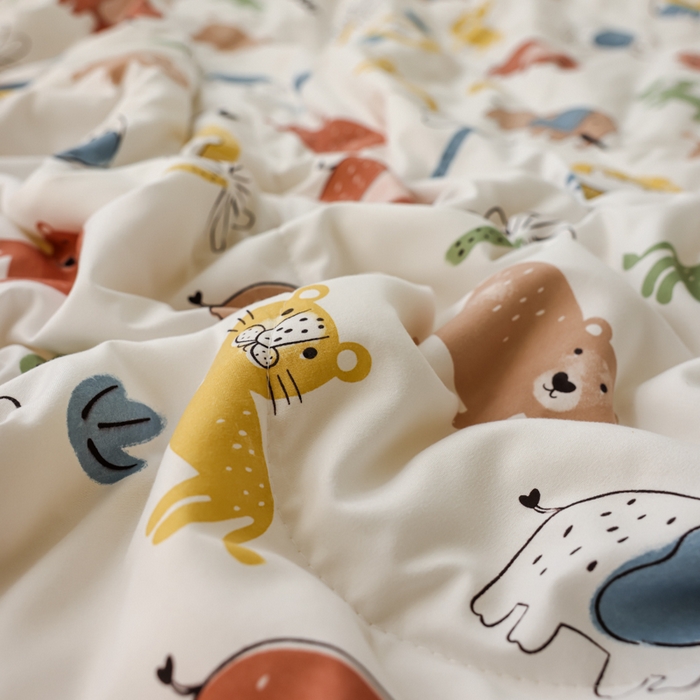 91家纺网 家纺一手货源 找家纺 （总）鑫贝阳 2025新款亲肤水洗棉小花边印花夏被