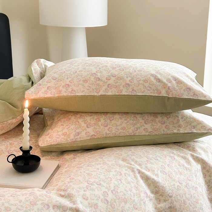 91家纺网 家纺一手货源 找家纺 典曼家纺 2025新款13372印花小清新四件套 春意盎然