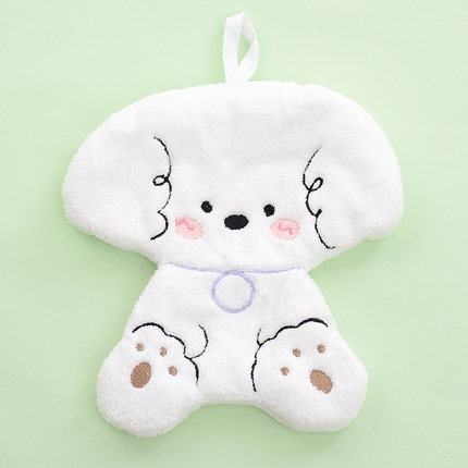 （总）彩虹毛巾 2025新款卡通小狗擦手巾厨房卫生间擦手帕