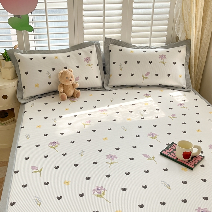 91家纺网 家纺一手货源 找家纺 星座家纺 2025新款大斜纹复合冰丝凉席-床席款 奇妙幻想