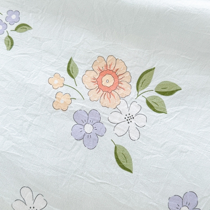 91家纺网 家纺一手货源 找家纺 好欣怡家纺 2026新款水洗棉夏被空调被被子被芯印花小清新夏凉被直播热款 水洗棉包边款-小蘑菇