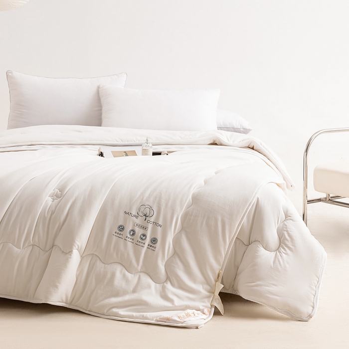 91家纺网 家纺一手货源 找家纺 （总）易睡 2025新款A类水洗棉新疆棉花被子母被