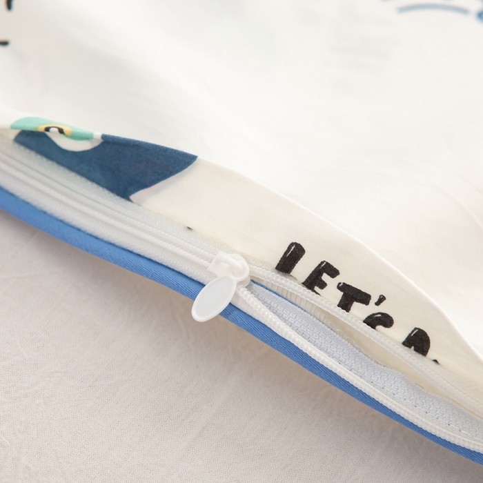 91家纺网 家纺一手货源 找家纺 萌番宝 A类新款60支长绒棉纯棉儿童枕套枕头 星际恐龙