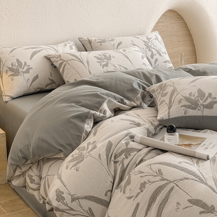 91家纺网 家纺一手货源 找家纺 （总）宜代光年 2025新款全棉色织水洗棉大提花四件套（第二批）