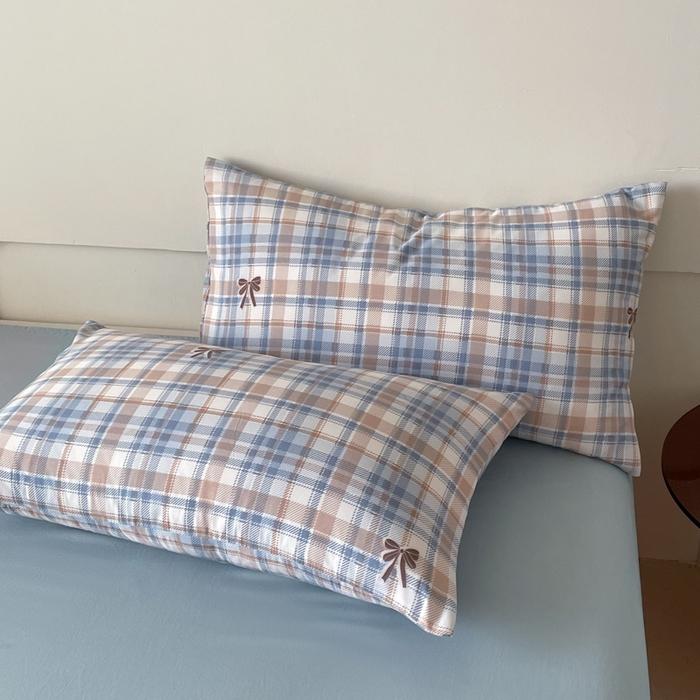 91家纺网 家纺一手货源 找家纺 诺梵家纺 2025新款有氧双层纱印花四件套 妮卡