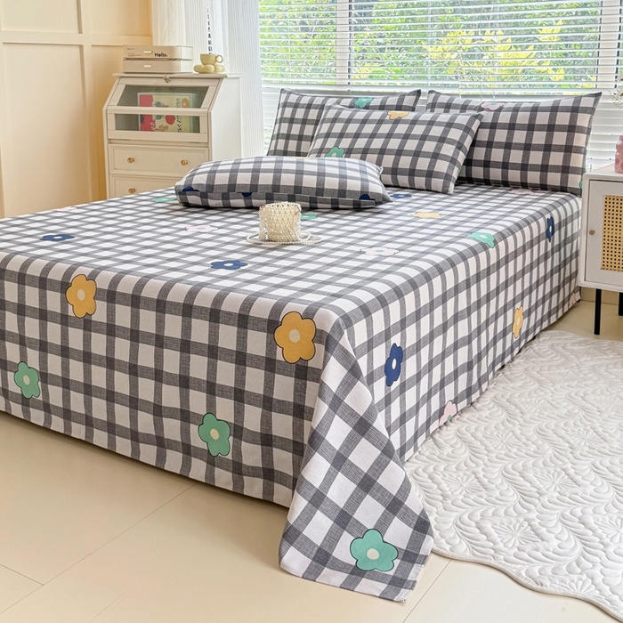 91家纺网 家纺一手货源 找家纺 仟网汇 2025新款老粗布床单粗布凉席老粗布单床单枕套单品 格调