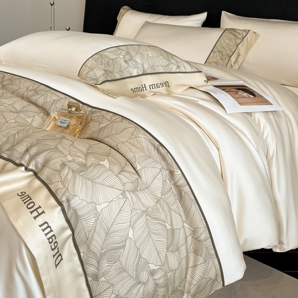 91家纺网 家纺一手货源 找家纺 （总）梦幻之城 2025新款水洗真丝四件套麦瑞斯系列