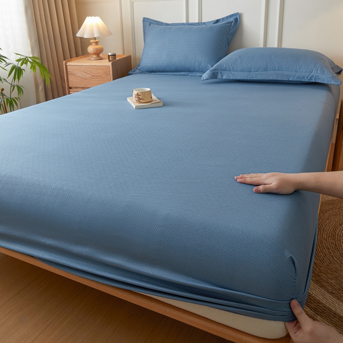 91家纺网 家纺一手货源 找家纺 （总）2025内销外贸压花磨毛单床笠三件套