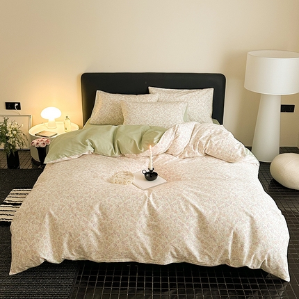 典曼家纺 2025新款13372印花小清新四件套 春意盎然