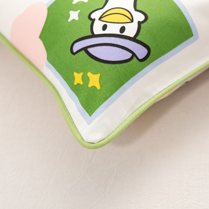 91家纺网 家纺一手货源 找家纺 萌番宝A类新款60支长绒棉纯棉儿童枕套枕头枕头套40x60单只30x50内胆套 鸭子侦探