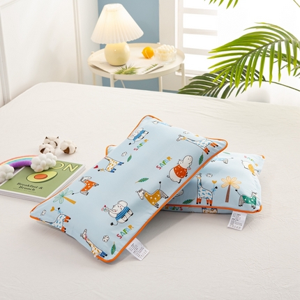 萌番宝 A类新款60支长绒棉纯棉儿童枕套枕头 疯狂动物城