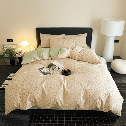 典曼家纺 2025新款13372印花小清新四件套 布偶熊