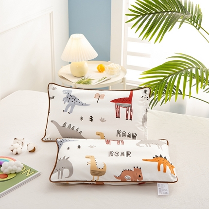 （总）萌番宝2025A类新款60支长绒棉纯棉儿童枕套枕头枕头套40x60单只30x50内胆套