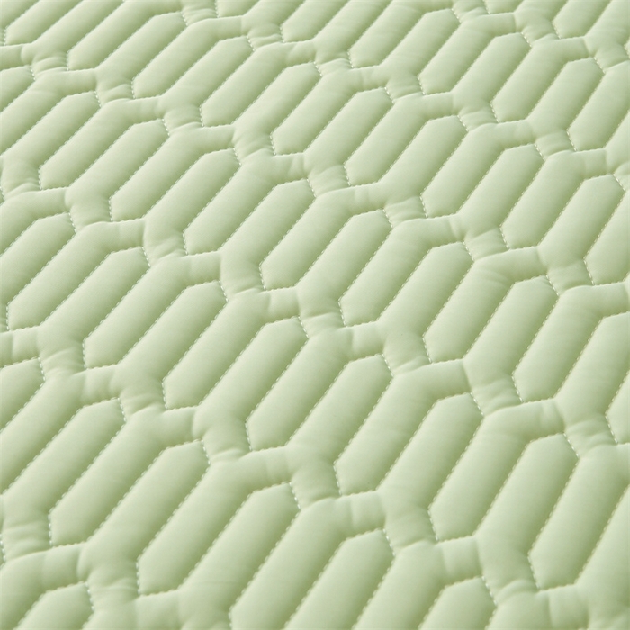 91家纺网 家纺一手货源 找家纺 雯豆2025夏季新品0.4乳胶凉席床笠款三件套凉感丝纯色席梦思床罩 纯色乳胶床笠-丁香绿