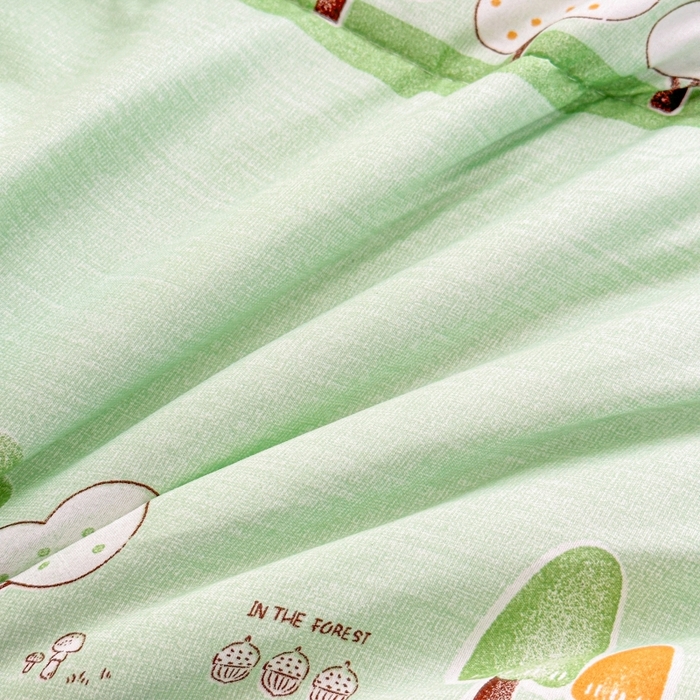 91家纺网 家纺一手货源 找家纺 好欣怡家纺 2026新款生态棉夏被礼品被空调被直播引流款夏凉被子 生态棉包边款-草绿色