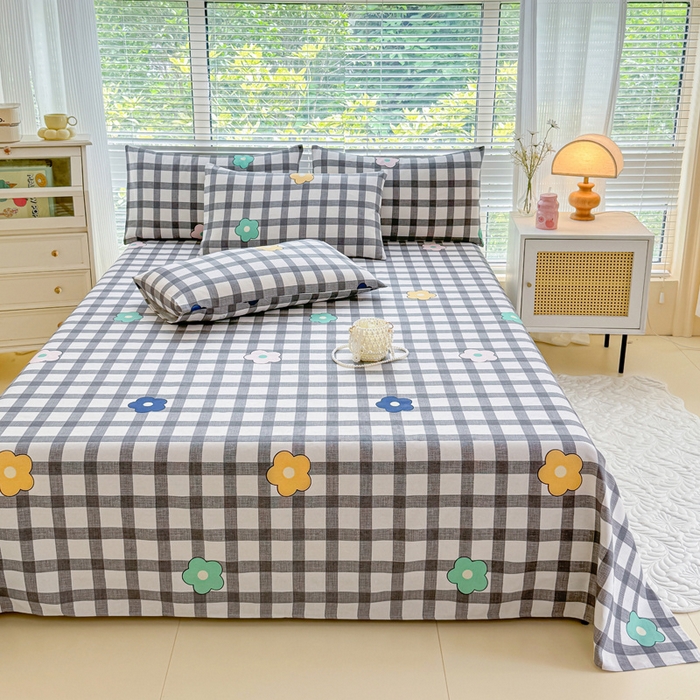 91家纺网 家纺一手货源 找家纺 仟网汇 2025新款老粗布床单粗布凉席老粗布单床单枕套单品 格调