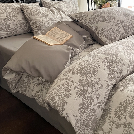 91家纺网 家纺一手货源 找家纺 （总）宜代光年 2025新款全棉色织水洗棉大提花四件套（第一批）