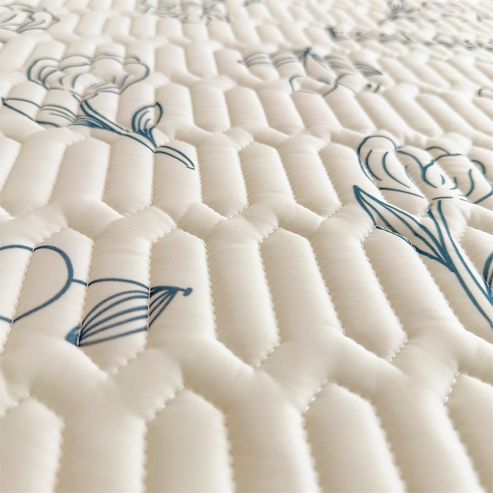 91家纺网 家纺一手货源 找家纺 雯豆2025夏季新品0.4乳胶凉席平铺款三件套凉感丝小清新印花席梦思床罩 乳胶凉席-摇曳花开