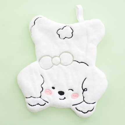 彩虹毛巾 2025新款卡通小狗擦手巾厨房卫生间擦手帕 趴趴狗