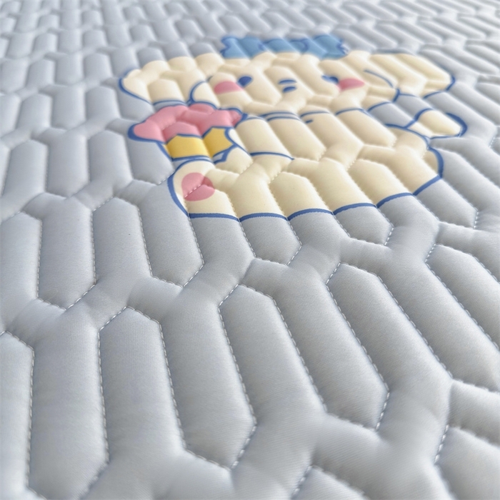 91家纺网 家纺一手货源 找家纺 雯豆2025夏季新品0.4乳胶凉席平铺款三件套凉感丝小清新印花席梦思床罩 乳胶凉席-萌萌狗1