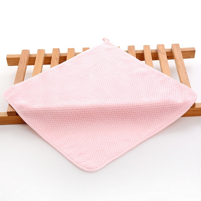 91家纺网 家纺一手货源 找家纺 （总）彩虹新款加厚加大珊瑚绒菠萝格方巾毛巾浴巾套装外贸跨境大浴巾吸水加厚大毛巾浴巾两件套