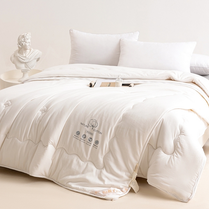 91家纺网 家纺一手货源 找家纺 （总）易睡 2025新款A类水洗棉新疆棉花被子母被