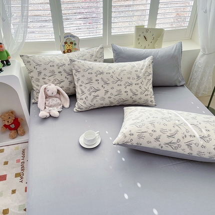 91家纺网 家纺一手货源 找家纺 （总）宜家坊 2025新款全棉13070单床单床笠纯棉单品枕套床笠床单（有预缩尺寸 售后无忧 免费提供买家秀）