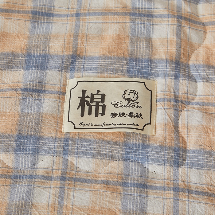 91家纺网 家纺一手货源 找家纺 招财星家纺 2025新款新疆棉花被夏被100%里外全棉棉花夏被无印风全棉色织水洗棉夏凉被空调被春秋被单人可机洗 初见