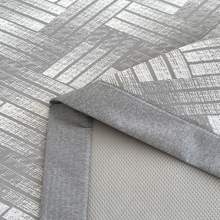 91家纺网 家纺一手货源 找家纺 网客家纺 2025新款高分子PE（聚乙烯）提花凉感软席 几何梦镜