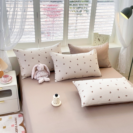 91家纺网 家纺一手货源 找家纺 （总）宜家坊 2025新款全棉13070单床单床笠纯棉单品枕套床笠床单（有预缩尺寸 售后无忧 免费提供买家秀）