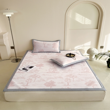 91家纺网 家纺一手货源 找家纺 （总）网客家纺 2025新款高分子PE（聚乙烯）提花凉感软席