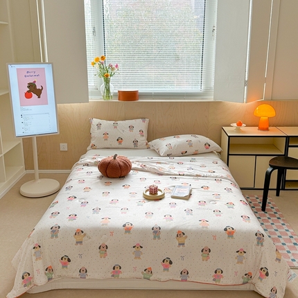 91家纺网 家纺一手货源 找家纺 （总）暖生活 2025新款冰激淋凉感丝夏被系列