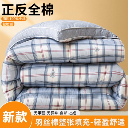 91家纺网 家纺一手货源 找家纺 （总）帕拉美拉 2025新款100%全棉小清新立体冬被学生被子被芯
