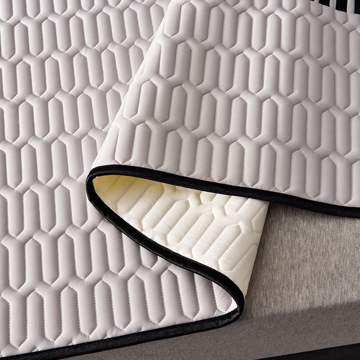 91家纺网 家纺一手货源 找家纺 炫拼家纺 2025新款平铺款乳胶凉席-minmin minmin珍珠灰