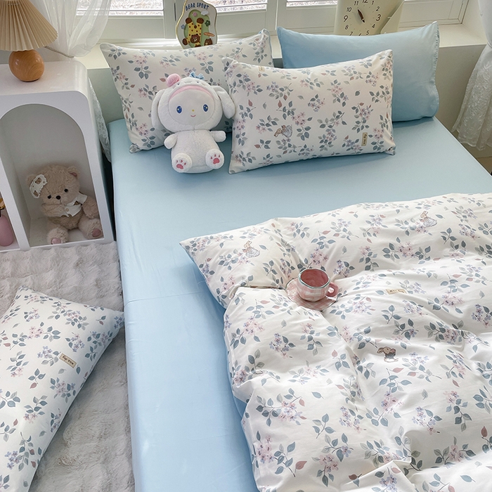 91家纺网 家纺一手货源 找家纺 （总）宜家坊 2025新款全棉13070单床单床笠纯棉单品枕套床笠床单（有预缩尺寸 售后无忧 免费提供买家秀）