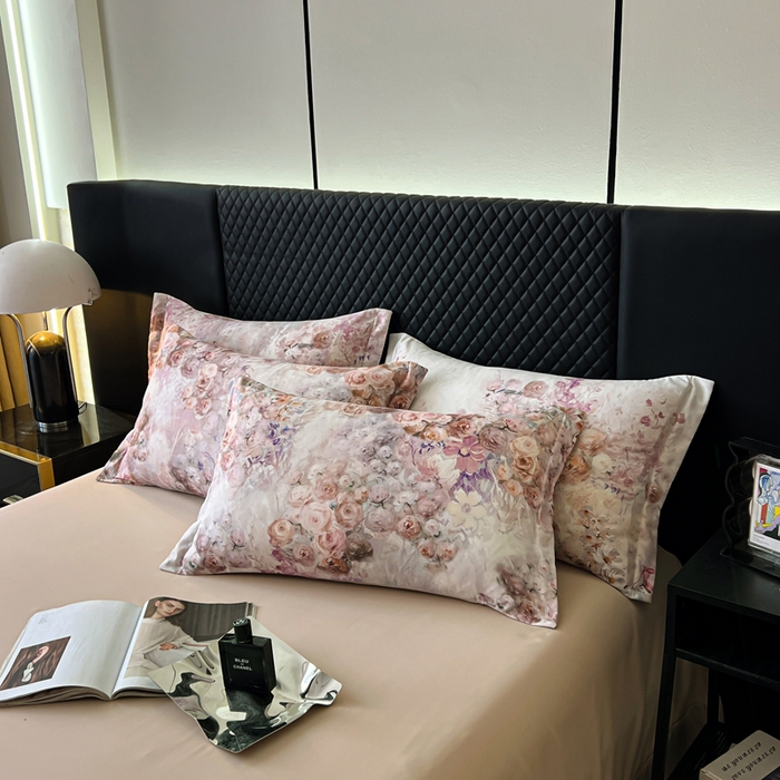 91家纺网 家纺一手货源 找家纺 仟网汇 2025新款棉代尔轻奢系列四件套 温蒂