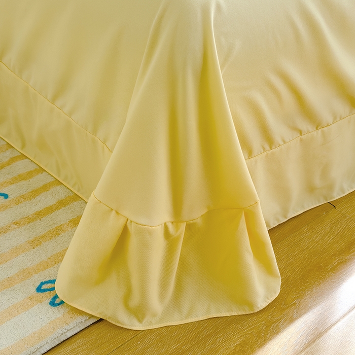 91家纺网 家纺一手货源 找家纺 弗苓家纺 2025 A类有氧针织双层纱夏被四件套直播爆款 奶油波波